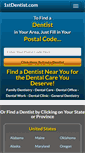 Mobile Screenshot of 1stdentist.com